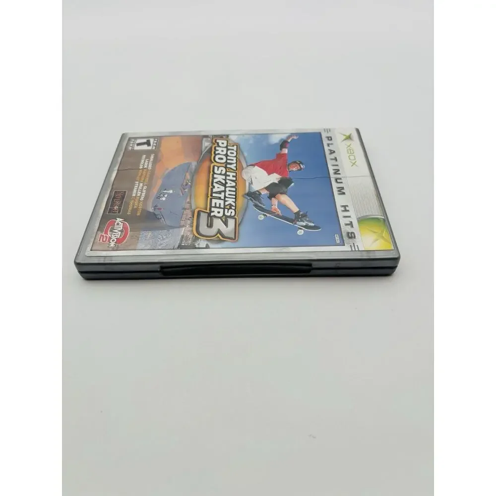 Tony Hawk's Pro Skater 3 Xbox Platinum Hits CIB With Reg Card Skate Tested Works